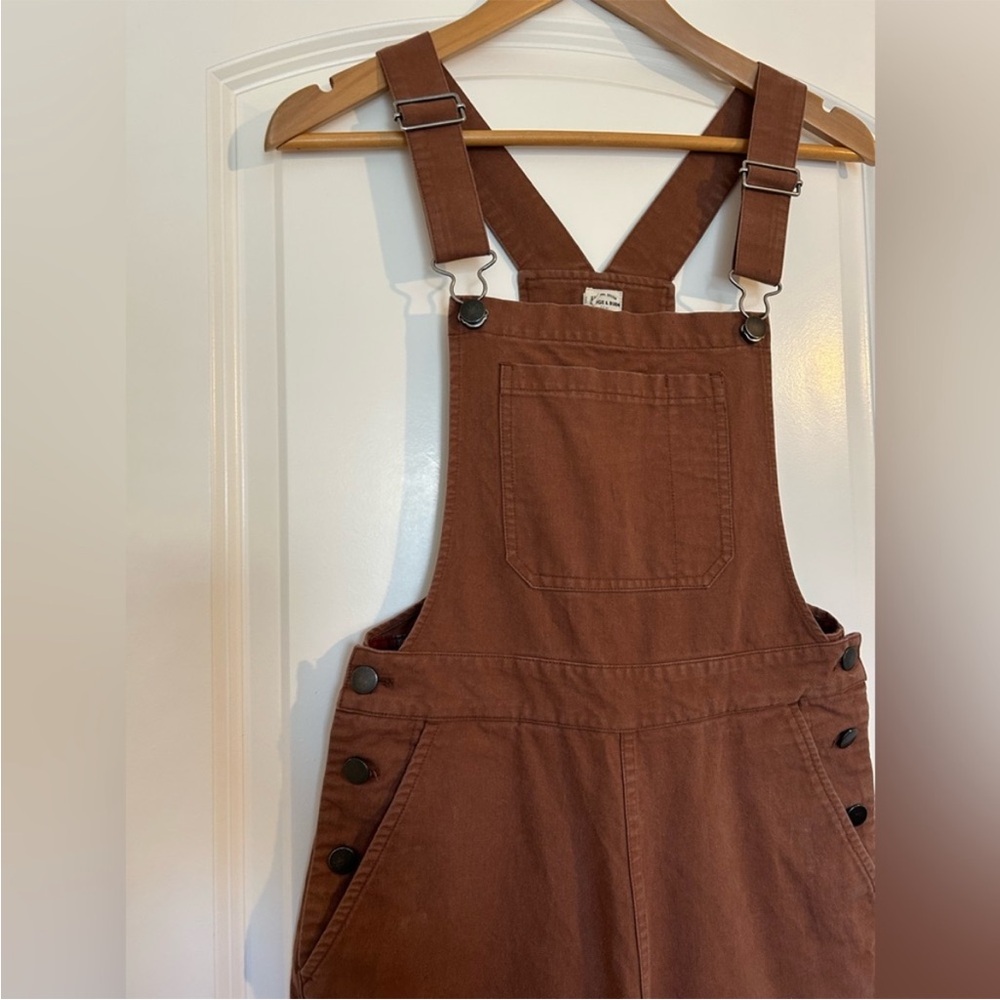 BRIDGE & BURN ROSCOE OVERALL - TERRACOTTA
high waist wide leg Sz 26 overall - Picture 11 of 12
